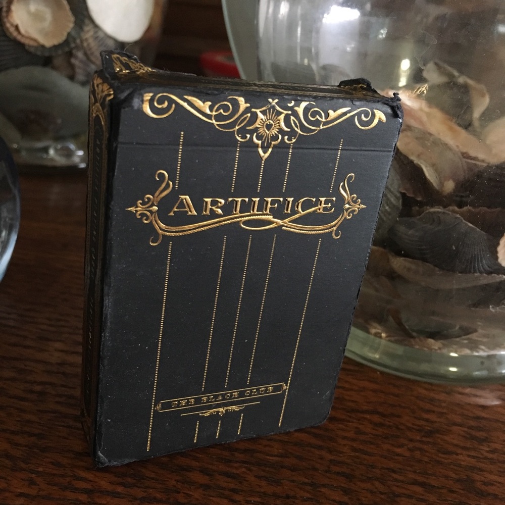(Gold) Black Club playing cards (discontinued)
